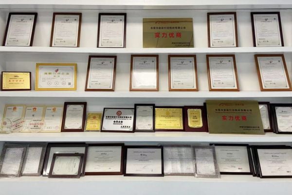 NIUYUAN certificate wall