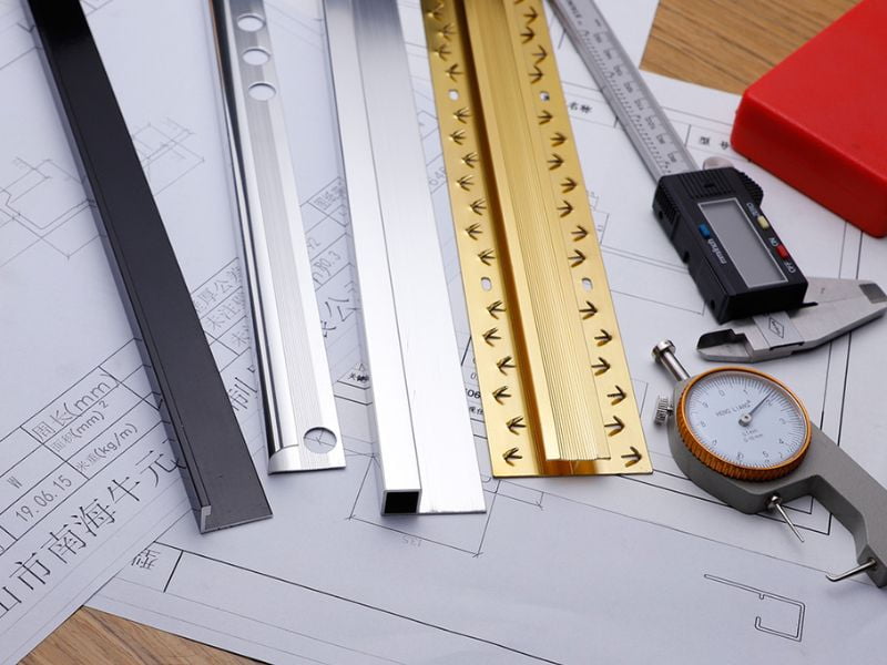 Custom tile trim production and OEM manufacturing support