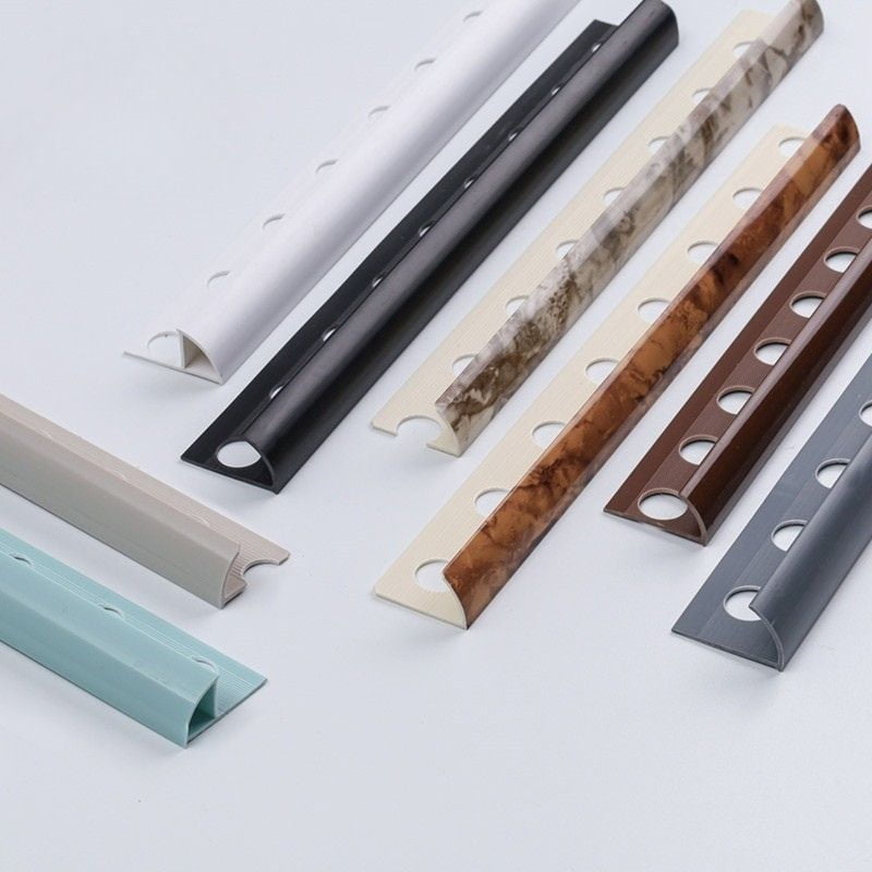 PVC tile trim profiles