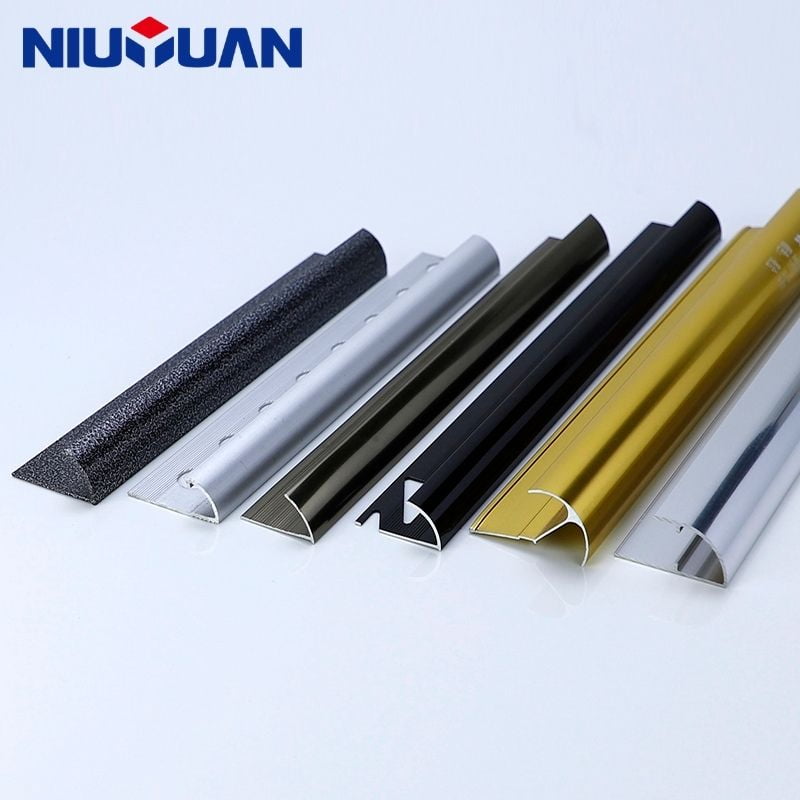 Aluminum round edge tile trim product