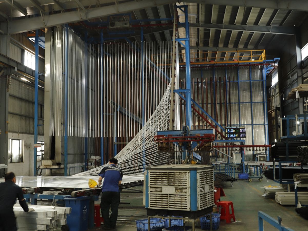 Tile trim Powder Coating-Surface-Treatment-Process