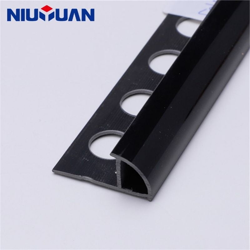 Black PVC tile trim product